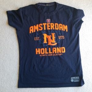 Blue Amsterdam souvenir shirt